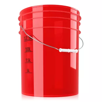 Mosóvödör Átlátszó Piros 19L Ultra Clear Buckets 