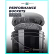 Mosóvödör Fekete Átlátszó 13L - Performance Buckets 