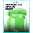 Mosóvödör Zöld Átlátszó 13 LPerformance Buckets 