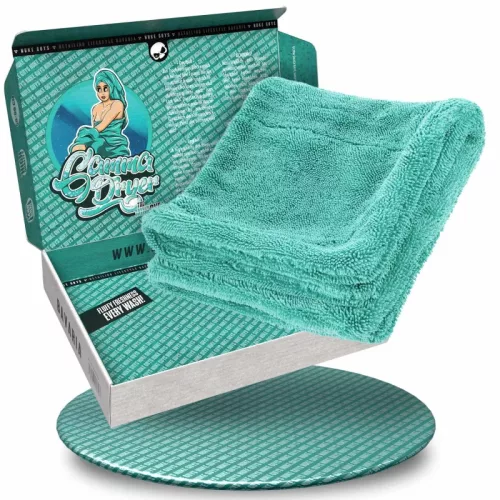 NukeGuys Gamma Dryer XXL Autószárító Törölköző 40x40cm 1400GSM Menta Zöld