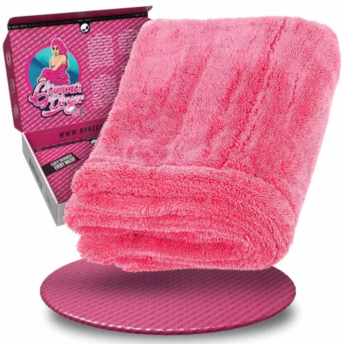 NukeGuys Gamma Dryer XXL Autószárító Törölköző 50x80cm 1400GSM Pink