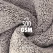 Szegélymentes Puha Törlőkendő 600GSM 40×40 Szürke
