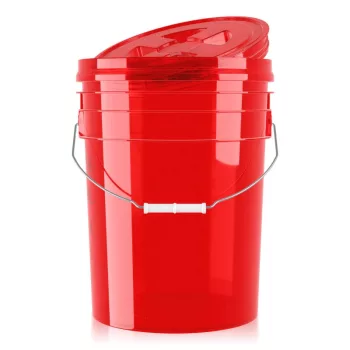 Mosóvödör Fedéllel Piros 19L Ultra Clear Buckets 