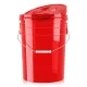 Mosóvödör Fedéllel Piros 19L Ultra Clear Buckets 