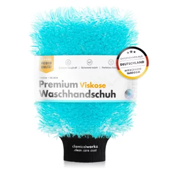  ChemicalWorkz Mosókesztyű Türkiz 1400GSM 28×18×5 Wash Mitt 