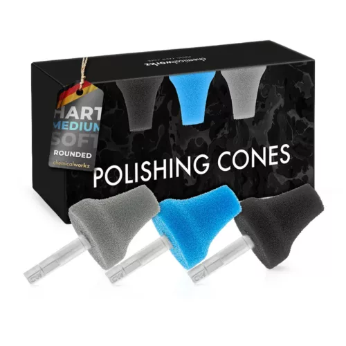 Polírozó Kúp Lekerekített 3db Hard/Medium/finish