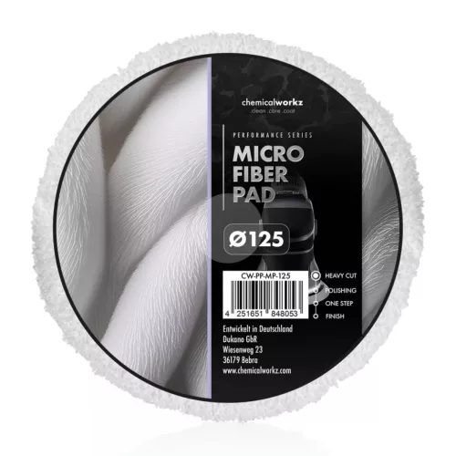 ChemicalWorkz Mikroszálas 125 mm Polírozókorong