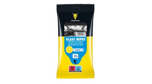 Coyote Üvegtisztító Kendő Citrom 30db