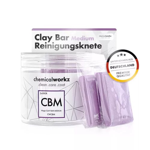 ChemicalWorkz Magic Clay Bar 2x50g Tisztítógyurma Medium