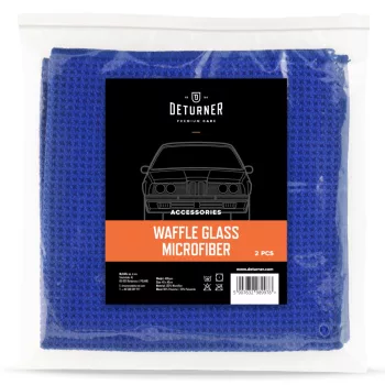   Deturner Waffle Glass Cleaner Ablaktisztító Kendő csomag 2db 40x40cm