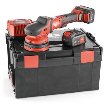   FLEX XCE 8 125 Kényszerhajtásos Polírozógép Szett (18.0-EC/5.0 SET)