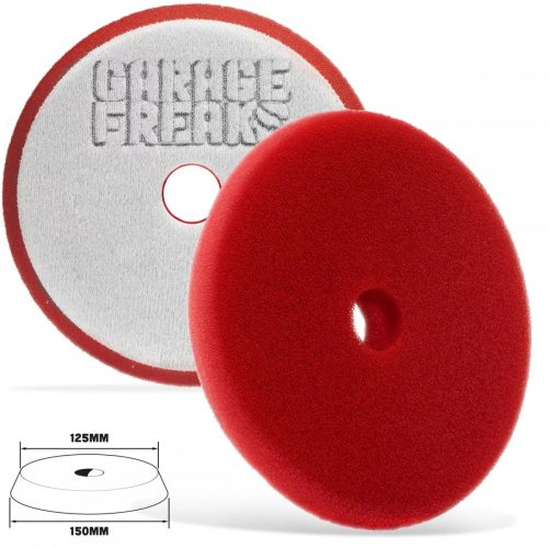 Garage Freaks Red Heavy Cut Pad 125/150