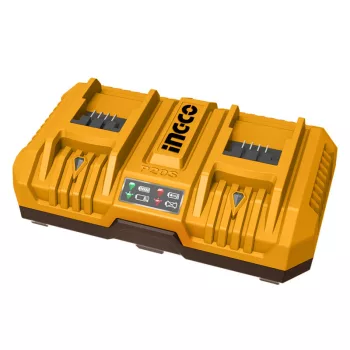 INGCO Dupla akkumulátor töltő 8,0 A 20 V