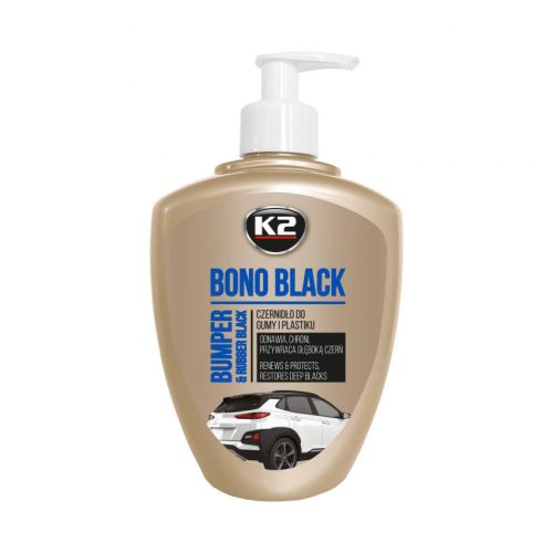 K2 Bono Black Műanyag Színfelújító 500ml