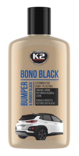 K2 Bono Black Műanyag Színfelújító 250ml