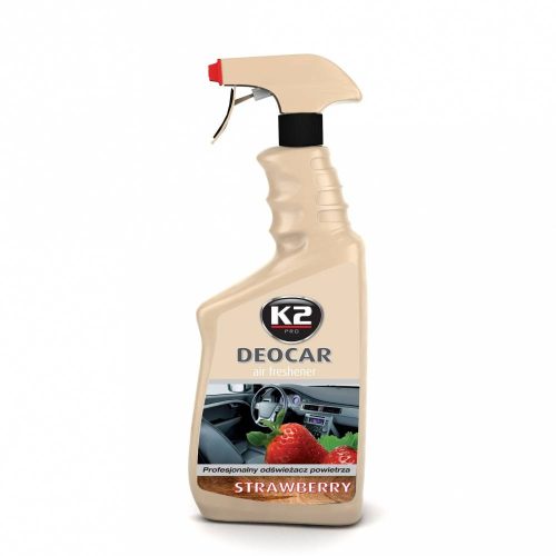 K2 DeoCar Autó Illatosító 700ml Eper illattal