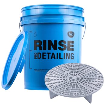 K2 Mosóvödör RINSE 20L + Fedő és Ülepítő Rács