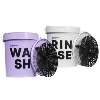   MonsterShine Autómosó Vödör Csomag Fedővel és Ülepítővel
