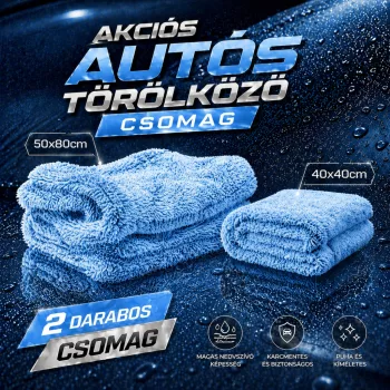NukeGuys Gamma Dryer Autós Törölközö Csomag Kék