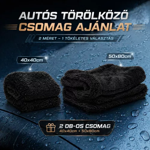 NukeGuys Gamma Dryer Autós Törölközö Csomag Fekete