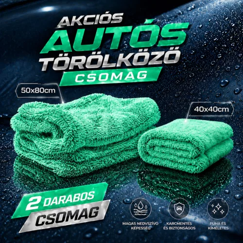 NukeGuys Gamma Dryer Autós Törölközö Csomag Menta Zöld