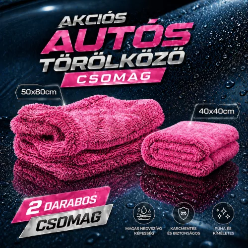 NukeGuys Gamma Dryer Autós Törölközö Csomag Pink