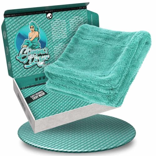 NukeGuys Gamma Dryer XXL Autószárító Törölköző 40x40cm 1400GSM Menta Zöld