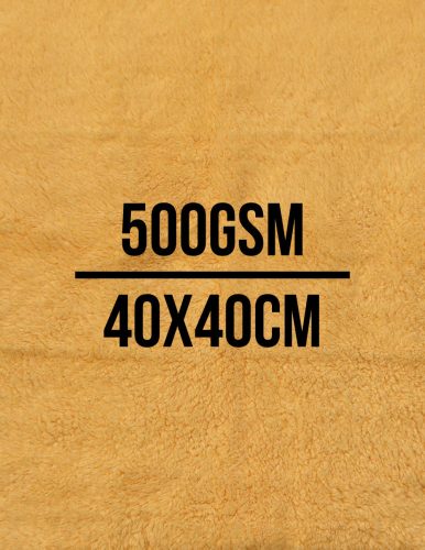 Royal Pads Mikroszálas Kendő 500GSM / 40x40CM Sárga Szegélymentes