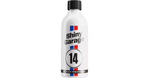 Shiny Garage Jet Black Trim Restorer Külső Műanyag Színfelújító 500ml