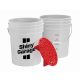 Shiny Garage Wash Bucket Red- Piros Mosóvödör+ Ülepítő