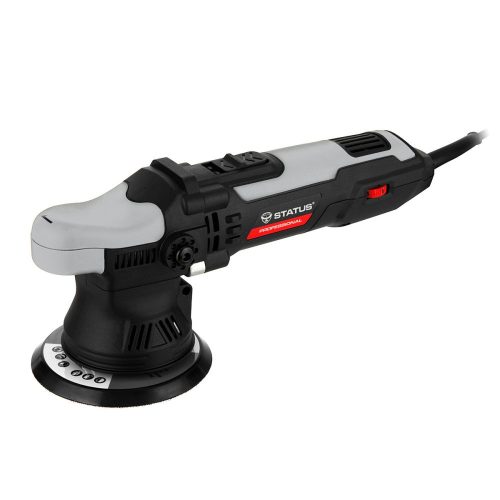 Status XPA9-125E Excentrikus Polírozógép 650W 75mm & 125mm Cserélhető Felfogatóval