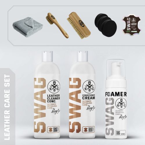 Swag Exkluzív Bőrtisztító és Ápoló Csomag 2x500ml + Ajándék Kiegészítők